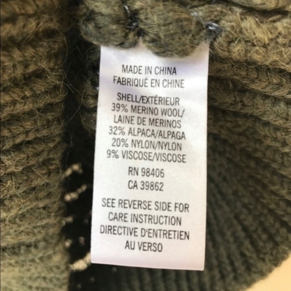 Theyskens Theory olive green wool sweater - Picture 5 of 6